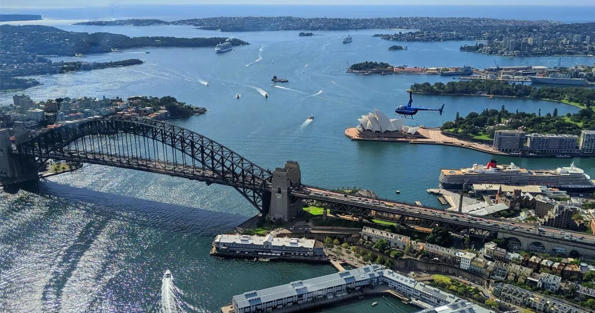 悉尼港 20分钟上帝视角直升机观光飞行｜Sydney Helitours 全景鸟瞰（英文团） - 图片 5